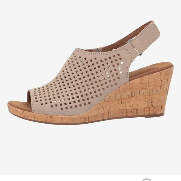 Rockport Briah Sling back wedge sandal new size 10.5 - Picture 4 of 9